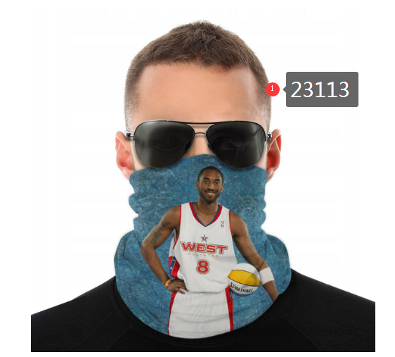 NBA 2021 Los Angeles Lakers #24 kobe bryant 23113 Dust mask with filter->->Sports Accessory
